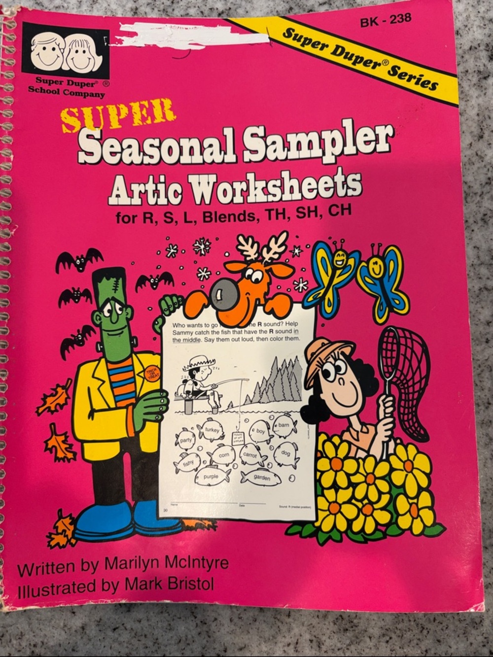 Super Duper Seasonal Sampler Artic Worksheets - Pink -